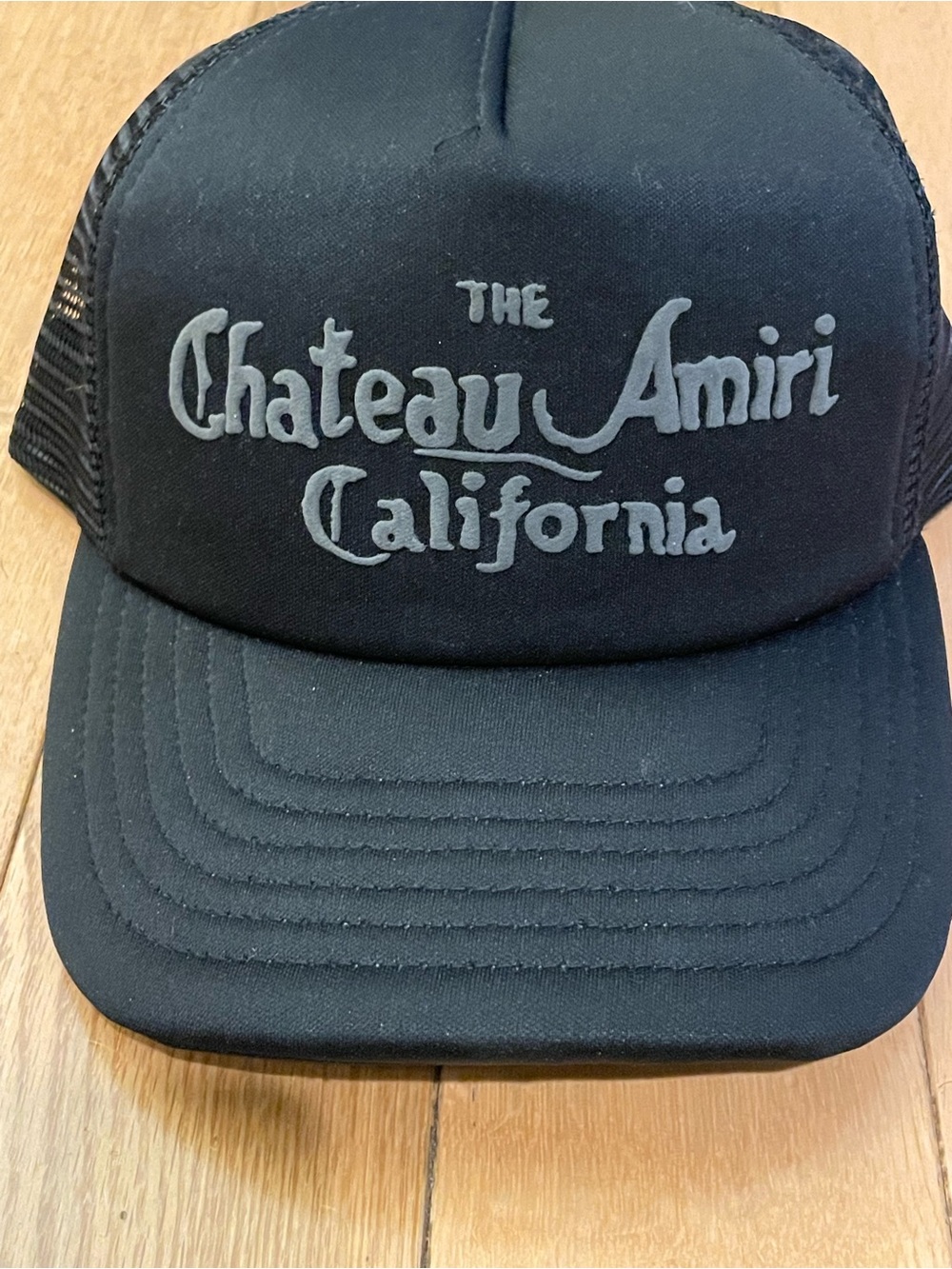 AMIRI Black Chateau Amiri California Trucker Cap